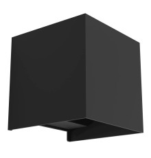 901049 Светод бра VALMONTONE, 2X1,5W(LED), алюминий, черный, стекло, прозрачный, 3000K, 400lm