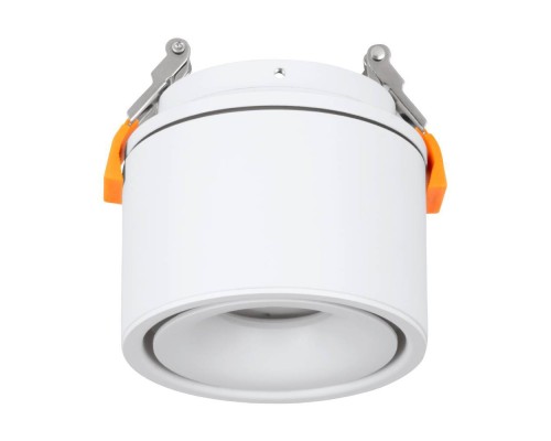 901043 Светодиодный накладной/встраиваемый  спот BOHOYO, 1x8W(LED), ?100, алюминий, белый, пластик, прозрачный