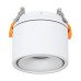 901043 Светодиодный накладной/встраиваемый  спот BOHOYO, 1x8W(LED), ?100, алюминий, белый, пластик, прозрачный