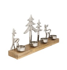 422358 Подсвечник BALIGUIAN, L380, никель