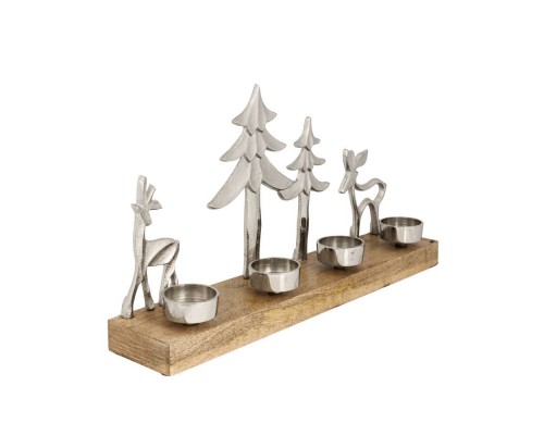 422358 Подсвечник BALIGUIAN, L380, никель