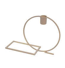 422024 Подсвечник NUMAZU, L225, B75, H150, сталь, золотой