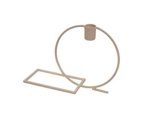 422024 Подсвечник NUMAZU, L225, B75, H150, сталь, золотой