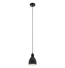 Подвесной светильник Eglo Priddy 49464 черный, белый E27 60 Вт