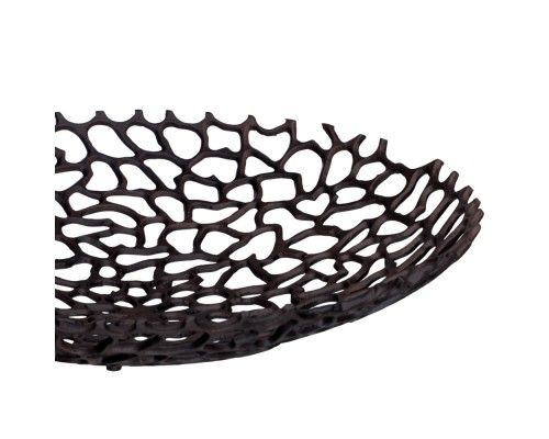 429659 Чаша декоративная KIMITSU, ?450, H90, коричневый