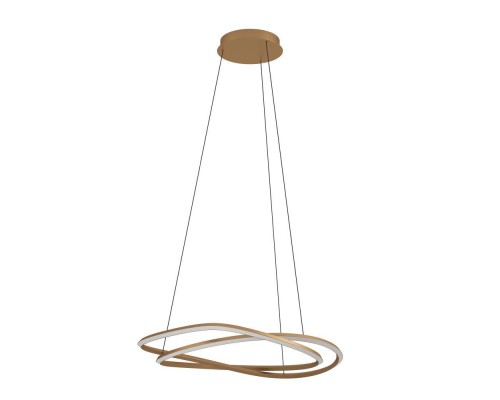 390514 Светодиодный подвес с регулировкой цветовой температуры GUNTIN, 1X60W(LED) ,2200-6500K, 5920lm, сталь, бронзовый, белый