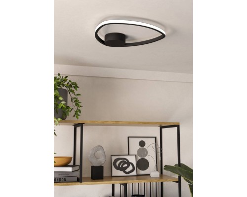 902148 Светодиодный настенно-потолочный светильник с регулировкой цветовой температуры MOSCHELLA, 9,7W(LED), 2700K, 4000K, 6500K, 1440lm, сталь, алюми