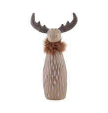 429592 Статуэтка Олень RANTAU, H-265, коричневый