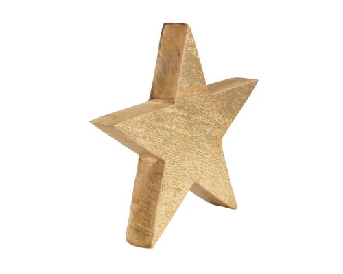 427516 Фигурка декоративная Звезда BALIGUIAN, L245, B35, H245, золотой