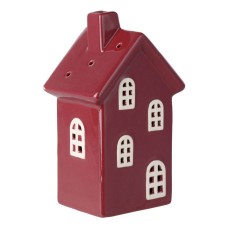 429848 Фигурка Домик CATACOL, керамика, красный, 99?70?160 мм с подсветкой