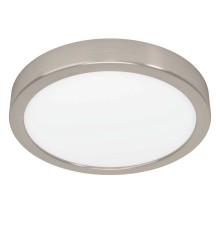 900584 Накладной светильник диммируемый FUEVA 5, 17W (LED), 3000K, ?210, сталь, матовый никель / пластик, белый