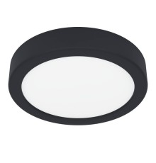 901324 Светод настенно-потолочн свет-к с рег-кой цветовой темп-ры FUEVA 6, 7,5W(LED), ?166, IP44,2700K, 4000K, 6500K, 1000lm, пластик, черный, белый