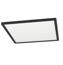 901575 Светодиод потолочн свет-к MINERARIO, 20,4W(LED), 390x390, IP54, 3000K, 3000lm, пластик, черн,