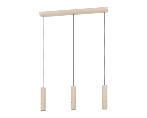 901152 Подвесной светильник CAMINIA, 3х5W (GU10-LED), 3х345lm, H1100, L770, B90, сталь, песочный, бр