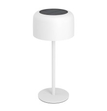 901892 Настольн. лампа на солн. батарее сенсорн. ROCCANOVA, H300, 2,8W(LED), IP44, 3000K, 270lm, сталь, белый