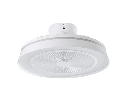 35218  Вентилятор потолочн VALLONIA 1, 3x8,5W(LED) 1x6W(LED), ?485, ABS, белый, акрил, молочн