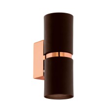 Настенный светильник Eglo Passa 95371 коричневый, медь GU10 3,3 Вт