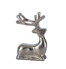 427095 Статуэтка Олень BALIGUIAN, L100, B70, H150, алюминий, цвет никель