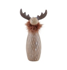 429591 Статуэтка Олень RANTAU, H-200, коричневый