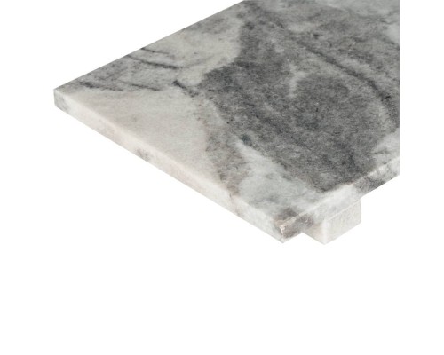 427442 Поднос SIAYAN L305, B200, H30 мрамор коричневый, белый