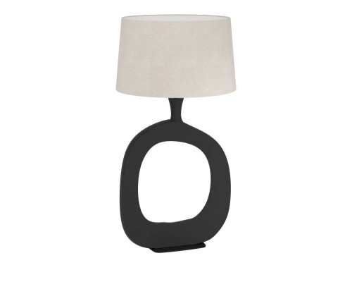 390424 Настольная лампа DIEZMA, 1X60W(E27), ?450, сталь, черный, натуральный