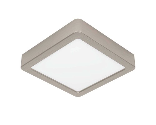 900593 Накладной светильник диммируемый FUEVA 5, 11W (LED), 3000K, L160, B160, H28, сталь, матовый никель / пластик, белый