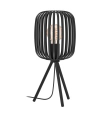 900519 Настольная лампа ROMAZZINA, 1x40W, E27, H435, ?200, основание: ?225, сталь, черный