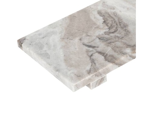 427441 Поднос SIAYAN L255, B150, H30 мрамор коричневый, белый