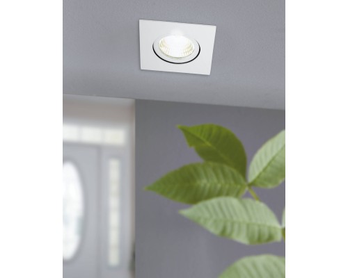 98306 Светодиодный встраиваемый светильник SALICETO димм. с рег-кой, 6W(LED), 88х88, 450lm, 4000K, алю