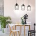 43333 Подвес WRINGTON, 3X60W(E27), L740, B150, H1100, сталь, черный