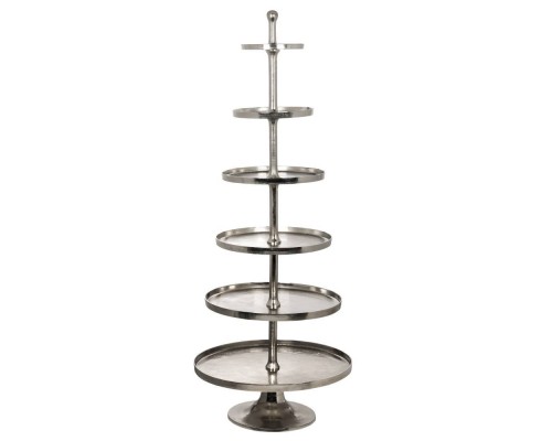 427652 Блюдо-этажерка декоративное  BABIRIK H2060 алюминий, хром