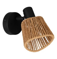 44128 Спот KEELBY, 1X40W(E14), сталь, черный, натуральный