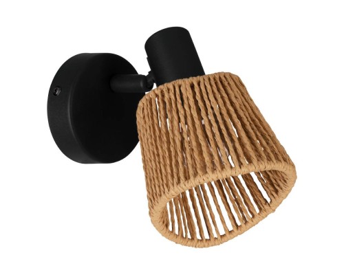 44128 Спот KEELBY, 1X40W(E14), сталь, черный, натуральный