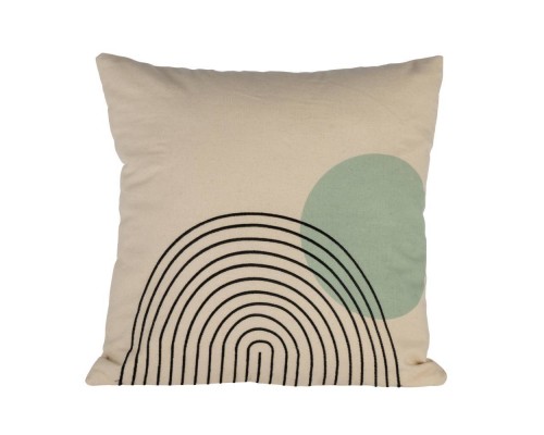 420121 Подушка декоративная BERHALA, L450, B450, наволочка: 100% хлопок, кремовый, мятный  наполнитель: 100% полиэстер