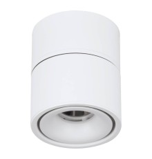 901043 Светодиодный накладной/встраиваемый  спот BOHOYO, 1x8W(LED), ?100, алюминий, белый, пластик, прозрачный
