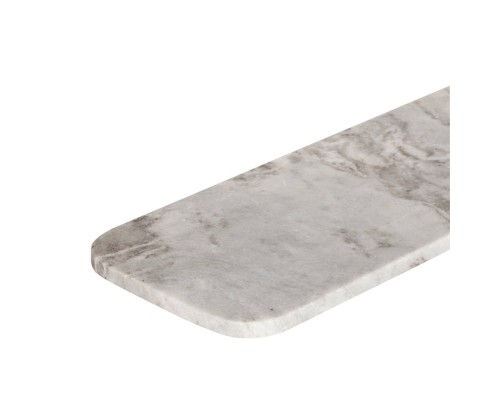 427443 Поднос SIAYAN L500, B180, H15 мрамор коричневый, белый