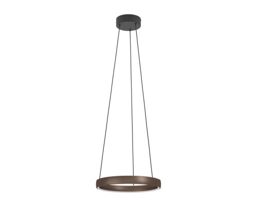 390449 Светодиодный подвес с регулировкой цветовой температуры TRABUCO, 2X19W(LED), ?800, 2200-6500K, 9600lm, алюминий, сталь, черный, коричневый, бел