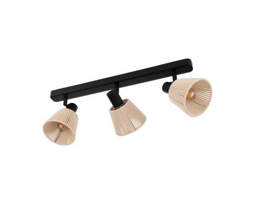 44141 Спот SEAGARD, 3X40W(E14), сталь, черный, кремовый