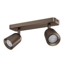 901949 Спот CAMALDOLI, 2X10W(GU10), сталь, темно-бронзовый