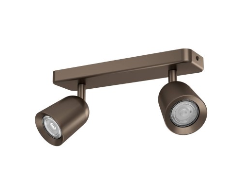 901949 Спот CAMALDOLI, 2X10W(GU10), сталь, темно-бронзовый