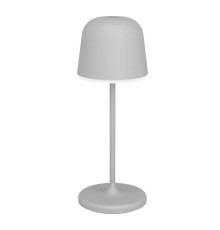 901878 Аккум. сенсорн. димм. настольная лампа MANNERA-S, H200, 1,8W(LED), IP54, 2500K, 3000K, 4000K, 170lm, алюминий, сталь, серый/пластик, белый