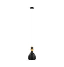 Подвесной светильник Eglo Gilwell 49693 черный, полированный E27 60 Вт
