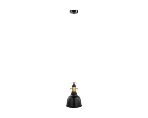 Подвесной светильник Eglo Gilwell 49693 черный, полированный E27 60 Вт