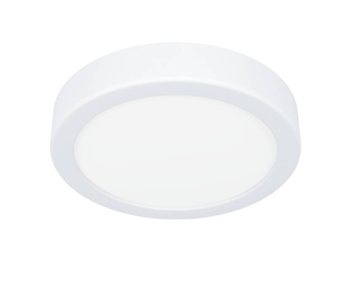 901332 Светод настенно-потолочн свет-к с рег-кой цветовой темп-ры FUEVA 6, 7,5W(LED), ?166, IP44,2700K, 4000K, 6500K, 1000lm, пластик, белый, белый