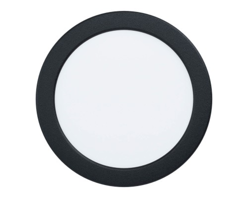 99144 Светодиодный встраиваемый светильник FUEVA 5, 11W (LED), ?166, ET26, 1350lm, 3000K, сталь, черный