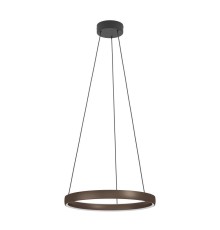 390451 Светодиодный подвес с регулировкой цветовой температуры TRABUCO, 2X25W(LED), ?550, 2200-6500K, 4800lm, алюминий, сталь, черный, коричневый, бел