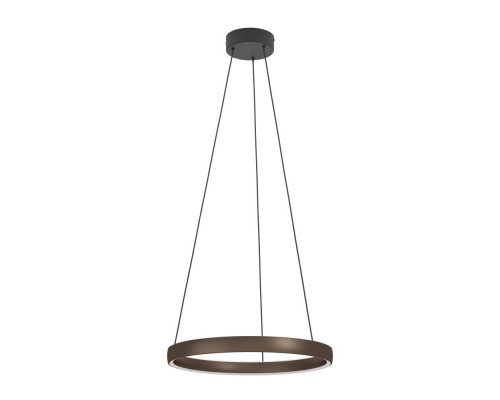 390451 Светодиодный подвес с регулировкой цветовой температуры TRABUCO, 2X25W(LED), ?550, 2200-6500K, 4800lm, алюминий, сталь, черный, коричневый, бел