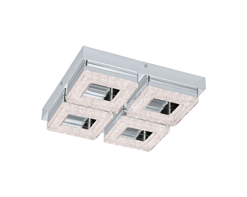 Потолочный светодиодный светильник Eglo Fradelo 95657 хром LED 16 Вт 3000K