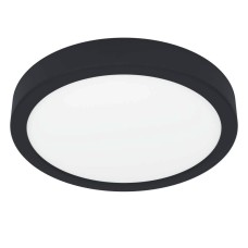 900653 Накладной светильник FUEVA 5, 17W (LED), 3000K, IP44, ?210, сталь, черный / пластик, белый