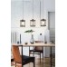 43605 Подвесной потолочный светильник (люстра) DELLOW, 3Х40W, E27, L880, B180, H1100, сталь/латунь,